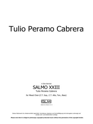 cover image of Salmo XXIII